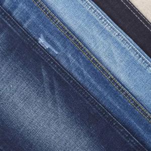 Quality 59 Inch 10.5oz Tencel Spandex Fabric Dark Blue Denim Unsanforized wholesale