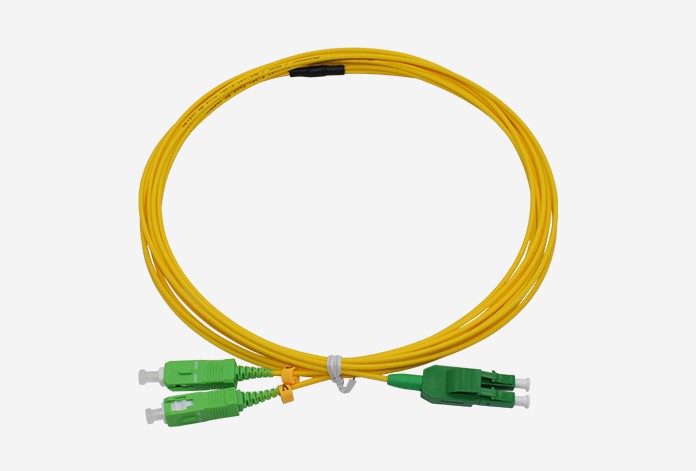 700 1 SC To LC UNIBOOT Patch Cord Single Mode Duplex Fiber Optic Patch Cable