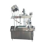 6000p/h Glass Bottle Cap Sealer , 0.75kw Metal Cap Sealing Machine