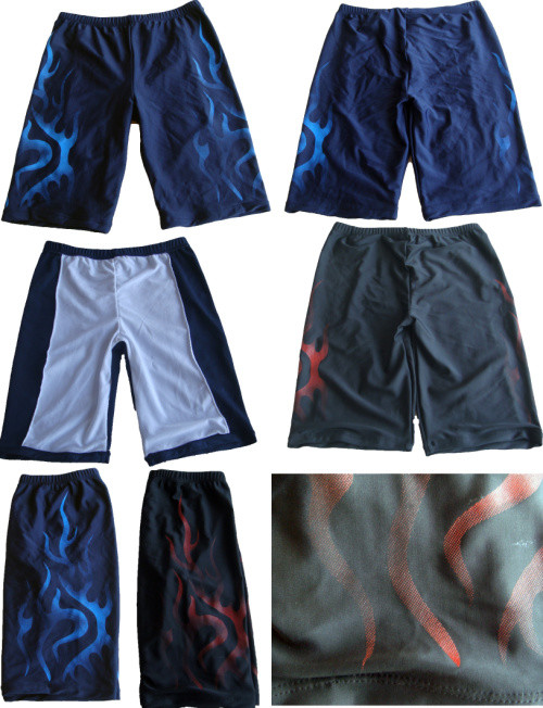 Men's brand swim mens beach Surf swimsuit knee length bathing swimming shorts male sports bath