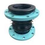 Jis 10k Carbon Steel Flange Bellow Twin Sphere Rubber Expansion Joint Length 165