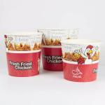 KFC High CapacityFamily Fried Chicken Paper Buckets Disposable With Lid