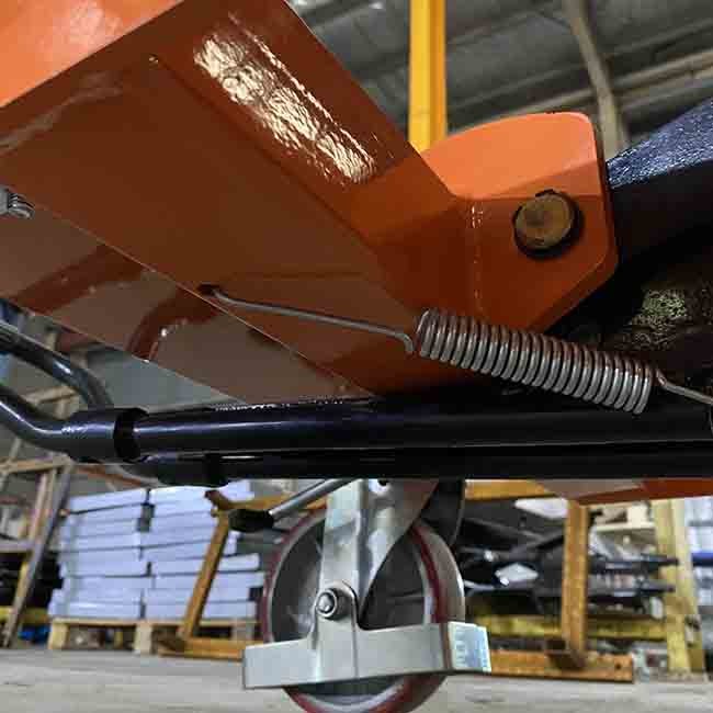Mobile Portable Scissor Lift Tables Hydraulic 250kg Max Height 35.83in