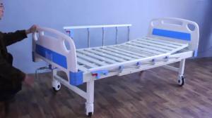 Quality 2150mm 750mm Multi Function Manual Hospital Beds 3 Cranks Patient Room wholesale