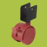 Buy cheap Red furnitur caster wheel clamp platen casters with brake from wholesalers