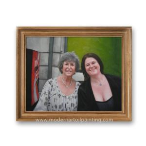Quality Women Custom Oil Painting Portraits Handmade From Photograph wholesale