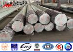 Round/Conical/Octagonal Galvanized Steel Pole for 33KV Transmission
