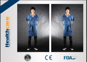 Quality Durable Eco Friendly Disposable Isolation Gown Waist Tie 20-70G Patient Gown wholesale