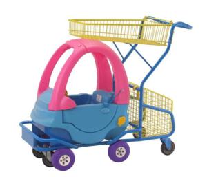 Quality Plastic Kids Grocery Cart Childrens Shopping Trolley Supermarket Steel Toy Car wholesale