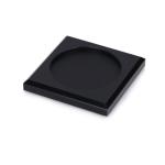 Free sample 240*125*65mm black oblong hotel tissue box cover