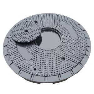 Quality Reinforced Fiberglass Sewer Cover , Plastic FRP Sewage Manhole Cover wholesale