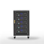 The discharge rate 0.5c 100ah 200ah 48v 51.2v LiFePO4 Lithium Ion Battery Rack
