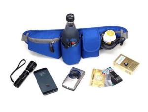 Quality waterproof waist bum bag ，sports money running belt bags water bottle pouch pack wholesale