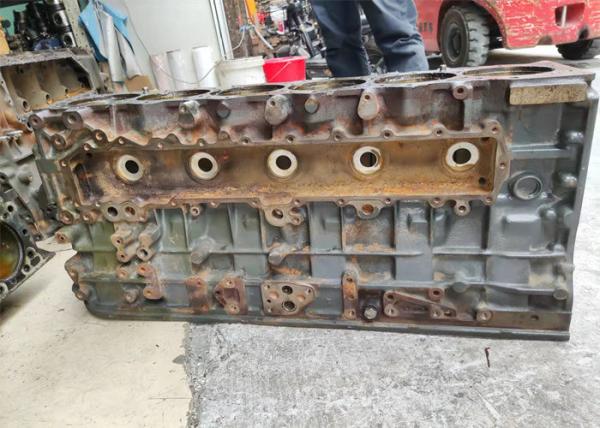 6M60 2nd Hand Cylinder Block , ME990094 Mitsubishi Engine Blocks For Excavator