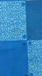 Dust Mite Proof Light Blue Polyester Fabric , 38g/M2 Jacquard Mattress Fabric