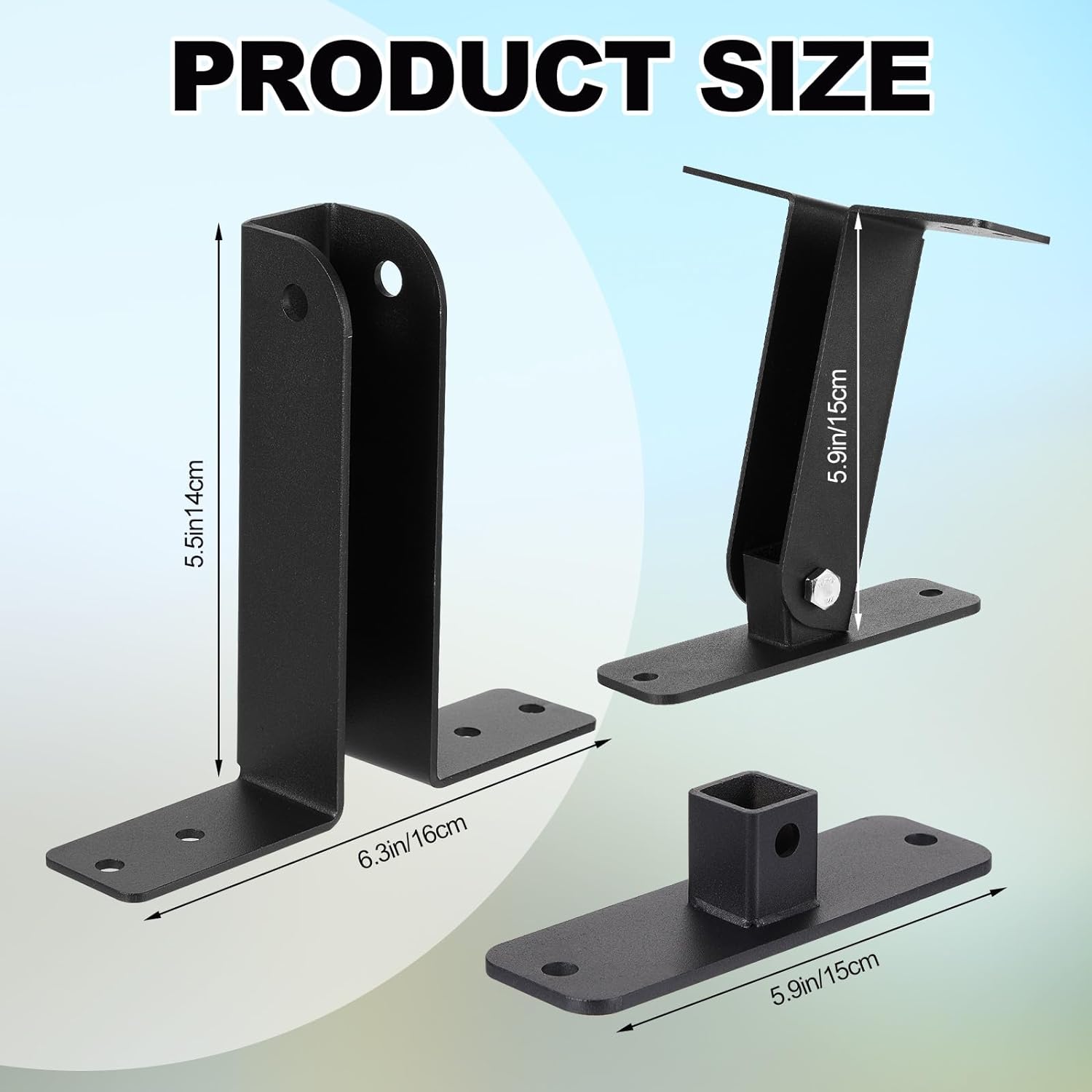 CE 16949 Certified Pergola Roof Riser Beam Bracket for Nonstandard Pergolas