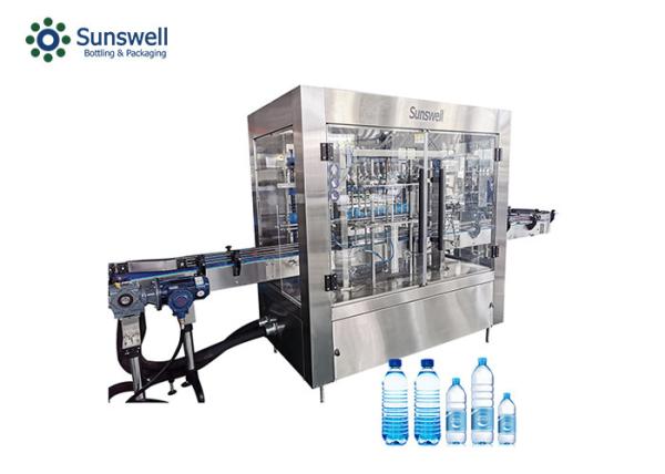 2000BPH Linear Detergent Filling Sealing Machine Gravity Filling For Dishwashing