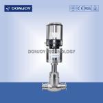 Donjoy Stainless Steel pneuamtic globe valve with tri clamp end