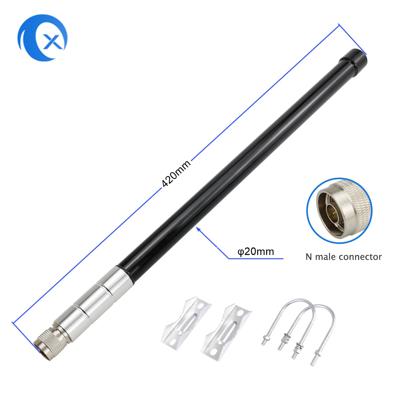 Long Range 4.5dBi 915 MHz Antenna Helium Aerial Kit DC Ground