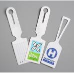 Different Size Multi Shape PVC Luggage Tag For Business Cards