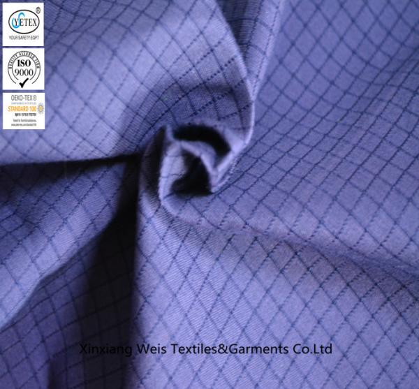 Cheap Polyester Oxford Conductive Anti Static Fabric Work Wear Clothes Production for sale