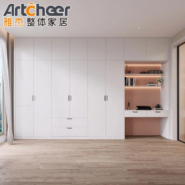 Adjustable Bedroom Solid Wood Modern Armable Modular Wardrobe Closet Custom Walk