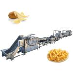 500kg/H Full Automatic Frozen French Fries Production Line Snack Food Making