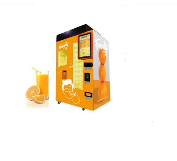 Stainless Steel Fresh Orange Squeeze Machine Customized Fruit Juice Vending