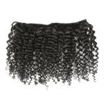 Length 20" Brazilian Safest Hair Extensions For Fine Hair , Deep Curly