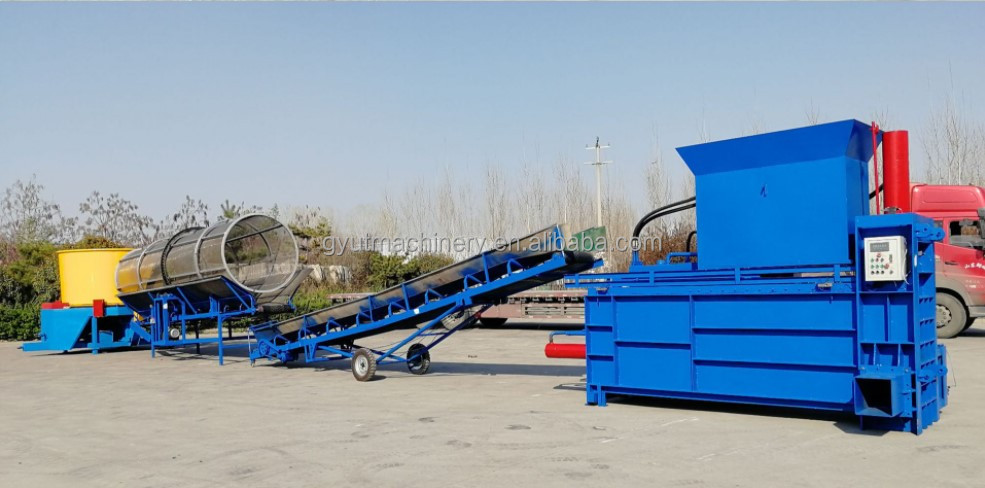 Max. Capacity 80-120pcs /h Alfalfa Hay Horizontal Hydraulic Press for Corn Silage Compress