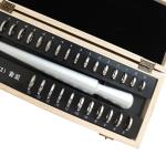 Silver color Ring Sizer Set For Jewelry Measuring US Sizes 0-13