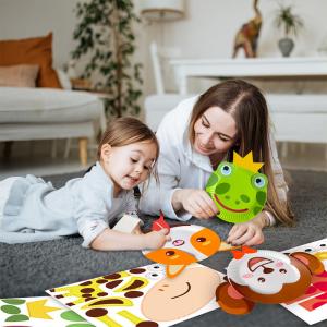 Quality Educational Toys DIY Animal Paper Plate Craft Kits Parenting wholesale