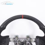 350mm Real Black Cadillac Ct6 Steering Wheel Carbon Fiber Alcantara
