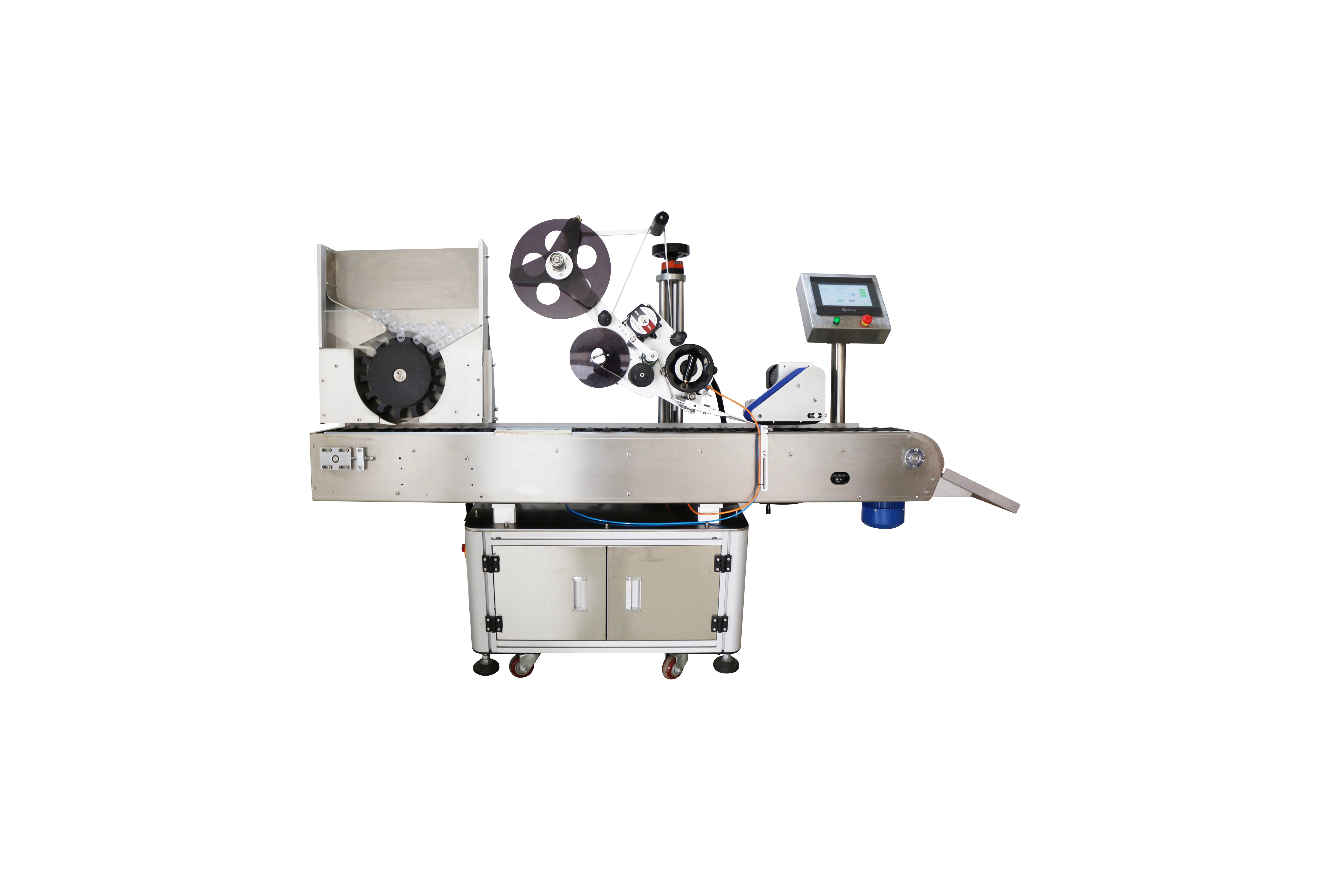 220V Voltage Auto Small Tube Sticker Acid Test Labeller for Barcode Labeling Electric