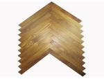 Herringbone teak parquet