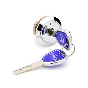 Quality 25.5mm Effective Length Wardrobe Lock Delicate Key Two Position Key Pull wholesale