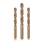 Titanium Coated Cobalt Twist Drill Bits High Hardness Straight Shank Twist Drill
