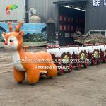 Customized Christmas Deer Scooters Attraction For Shopping Center Playground