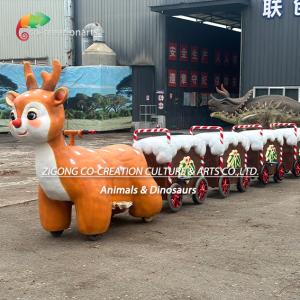 Quality Customized Christmas Deer Scooters Attraction For Shopping Center Playground Attractions wholesale