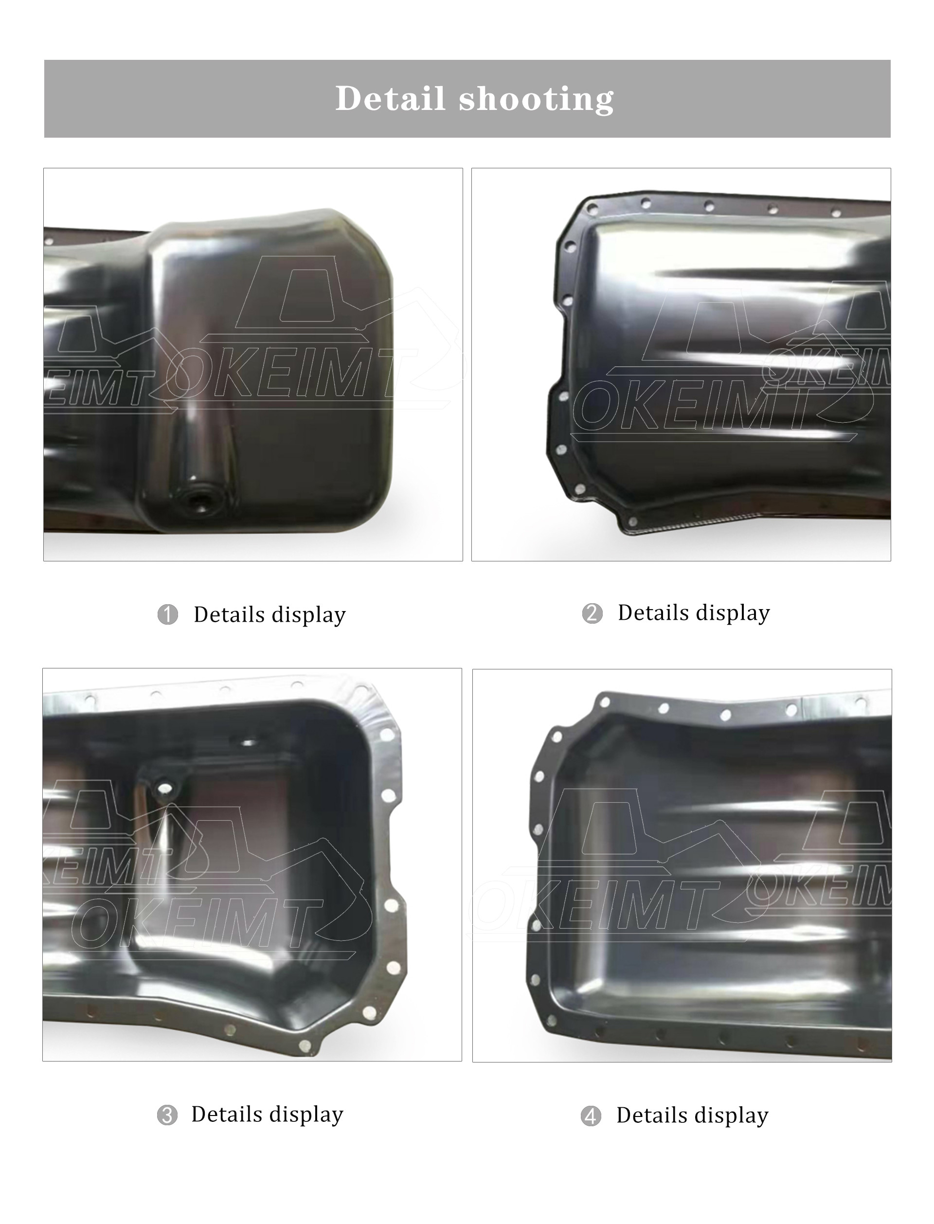 Diesel Motor 4B3.9 4BT3.9 4BTA3.9 4BTAA3.9 Engine Oil Pan 3901049 For Cummins