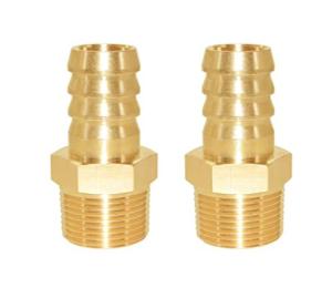 Quality 1&quot; Barb X 1&quot; Male Brass Hose Fitting wholesale