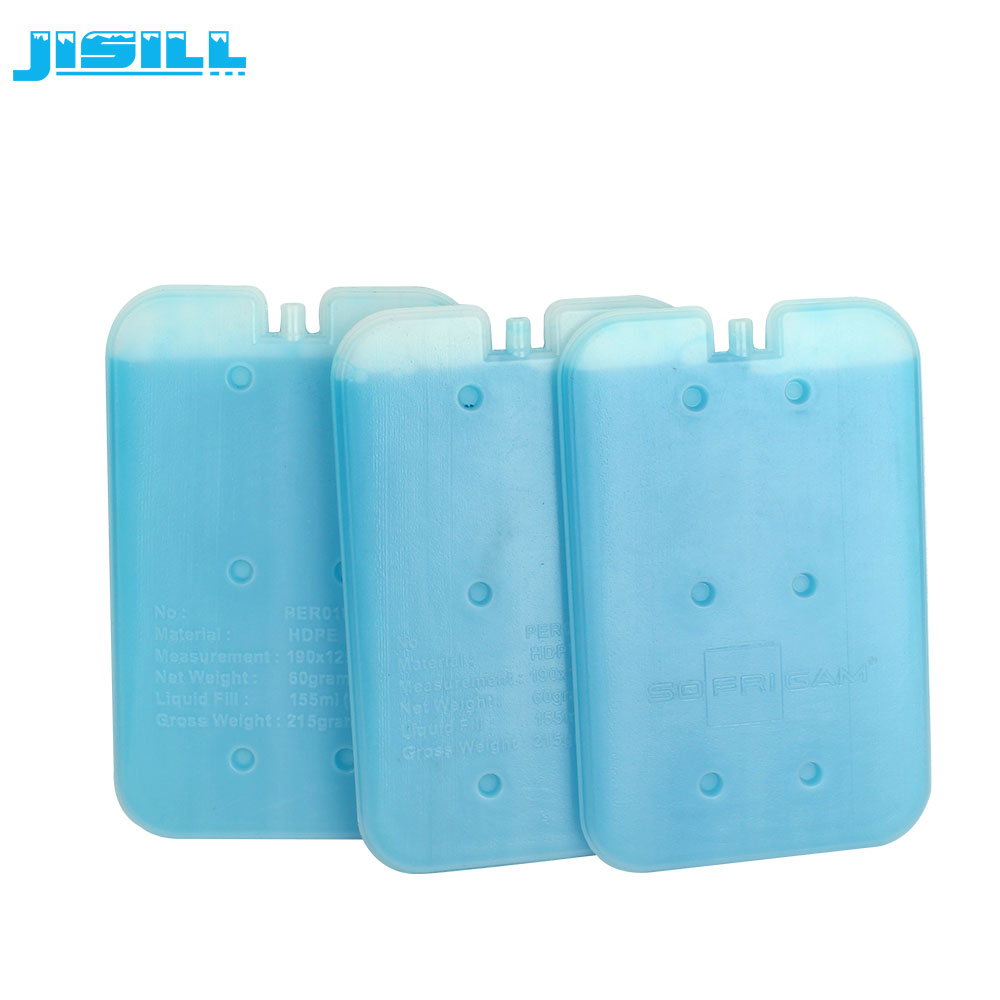 High Quality HDPE BPA Free Slim Plastic Non-Toxic Cool Gel Hard Ice Pack Cooler For Frozen Food In Lunch Bag