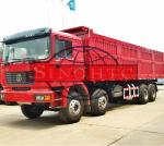 8x4 40 - 50 Tons Heavy Duty Dump Truck MAN F2000 F3000 Cabin Strong Material