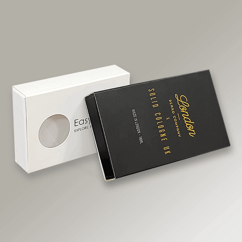 Personalised Black White Paper Match Style Drawer Gift Box Packaging Custom Matches Box