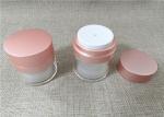 Pink / White / Blue Acrylic Lotion Bottle Double Wall Design No Dip Tube