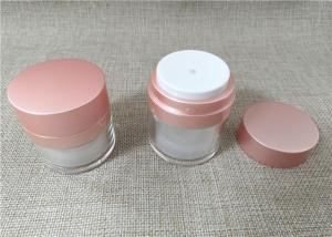 Quality Non Spill Acrylic Lotion Bottle Pink Screw Down Cap Customized Size wholesale