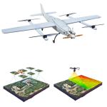 20X 30X Military UAV Drones VTOL Fixed Wing Aircraft 5Hours Ground Station