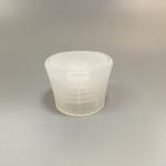 No Spill 24mm Flip Top Cap , Translucent Disc Top Lid