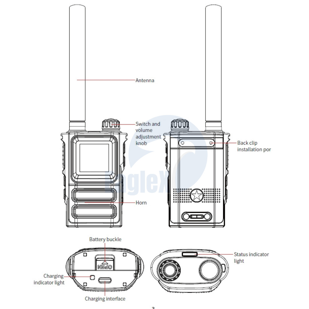 300Mhz-6GHz Pocket Sized Drone Detector UAV FPV Portable Drone Detector