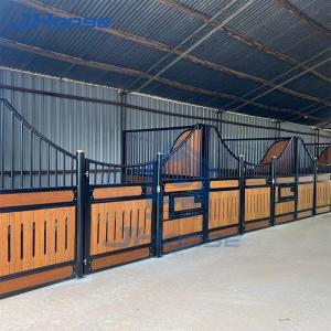 Quality Modular Custom Horse Stalls Steel Q235 Q235B And Wood Materials Weatherproof wholesale